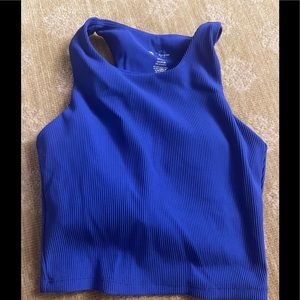 BuffBunny Crossroads Ribbed crop built in bra Small